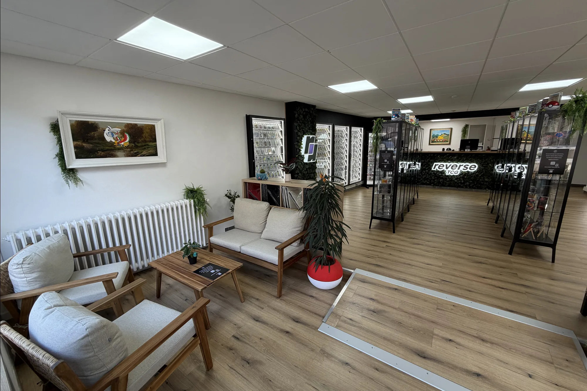 Intérieur de la boutique Reverse TCG à Remiremont